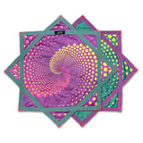 Spiral 4 UV Flow Star by First Earth – UV-reactive spinning design for festivals and raves