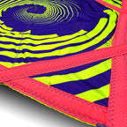 First Earth Spiral 1 Flow Star – UV reactive spiral design spinner perfect for festival and rave flow