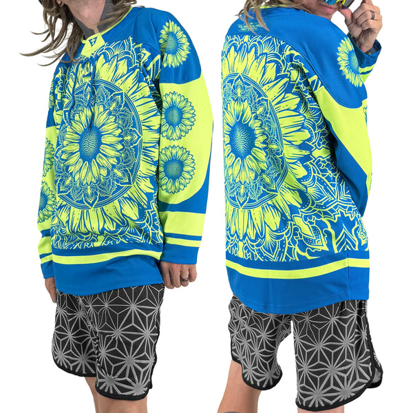 Sunflower of Life - UV - Hockey Jersey