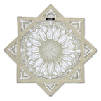 First Earth Sunflower of Life Tan Flow Star – UV reactive spinning flow prop for raves and festivals