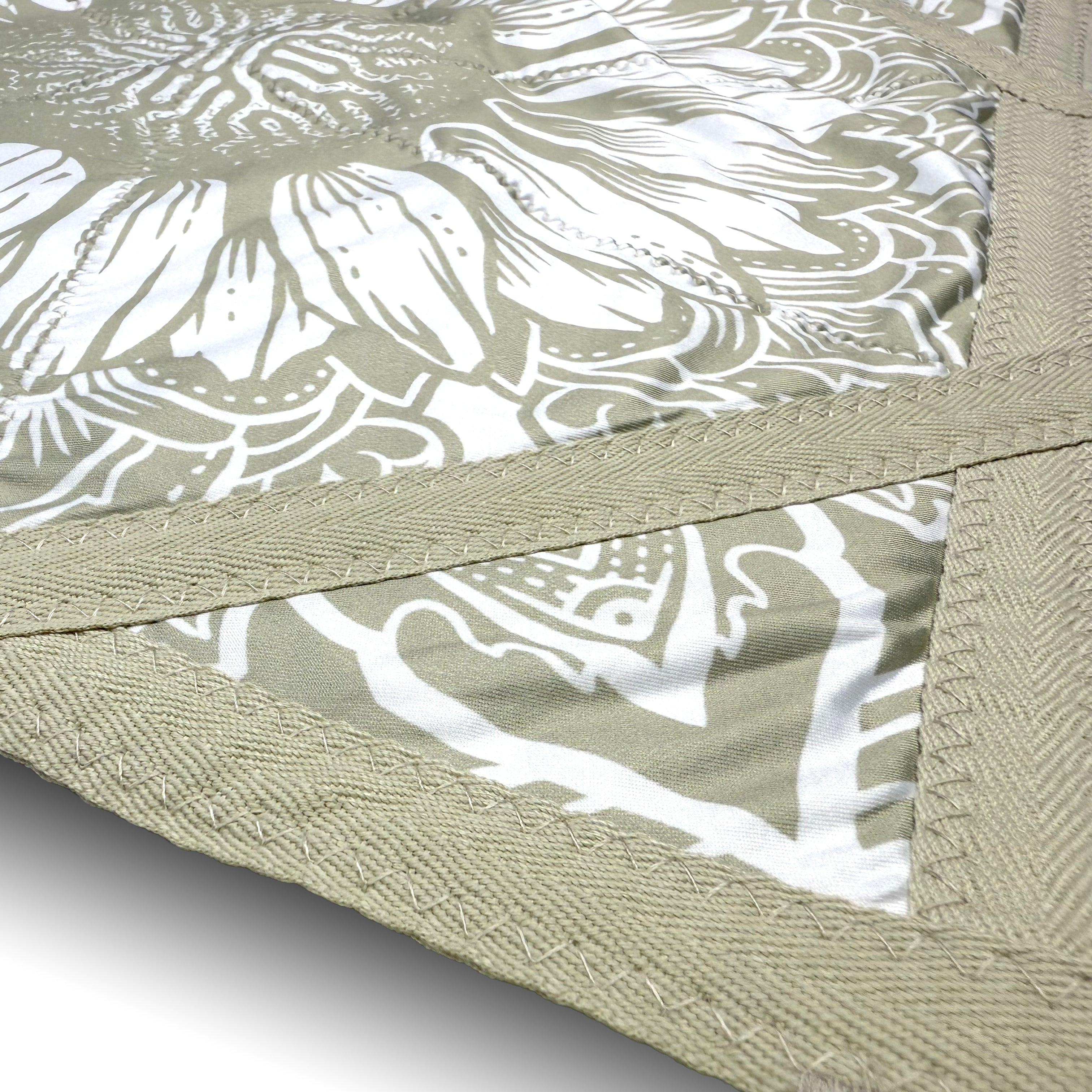 First Earth Sunflower of Life Tan Flow Star – UV reactive spinning flow prop for raves and festivals