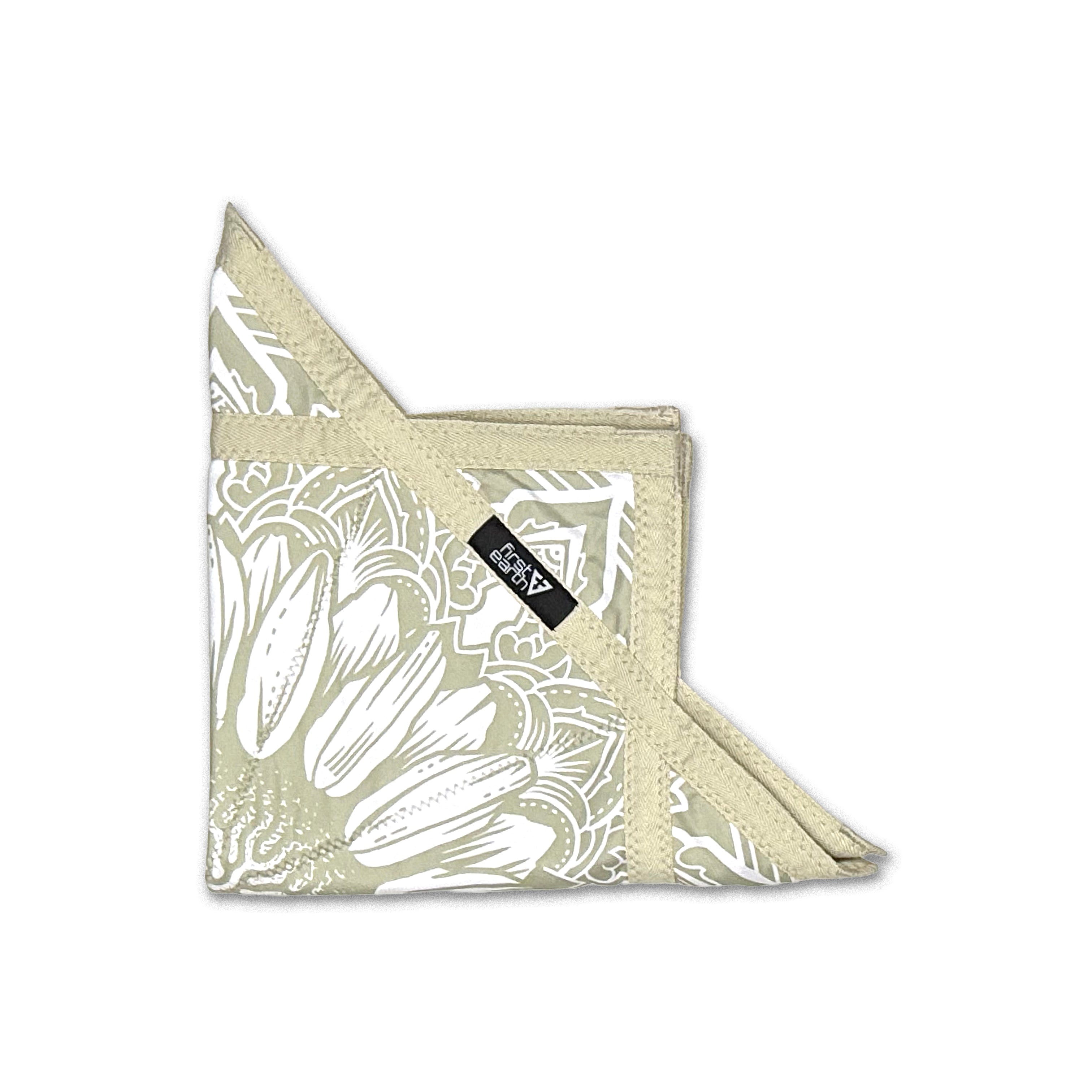 First Earth Sunflower of Life Tan Flow Star – UV reactive spinning flow prop for raves and festivals