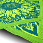 Sunflower of Life – UV spinning flow star by First Earth, sacred geometry rave prop for festivals and flow arts