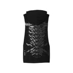 MMXXIV - Silver - Hooded Muscle Tank