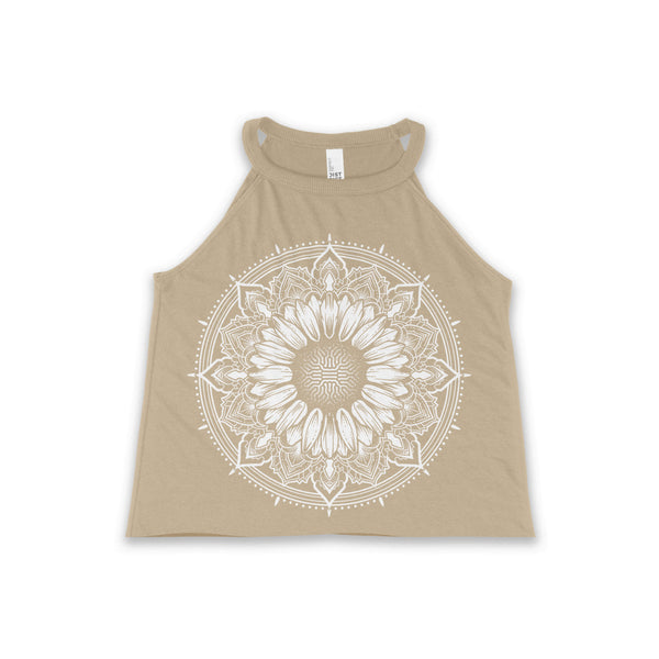 First Earth Sunflower women’s tank top for festival rave outfits