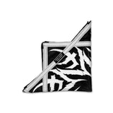 Tempest Blackout UV Flow Star spinning dance prop with bold geometric artwork, 25.5 inch rave and festival flow arts toy by First Earth