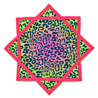 Cheshire Dreams – UV spinning flow star by First Earth, vibrant rave prop with dreamlike art 