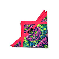 Cheshire Dreams – UV spinning flow star by First Earth, vibrant rave prop with dreamlike art 