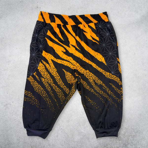 Sacred Stripes - UV - Velvet 3/4 Jogger Shorts
