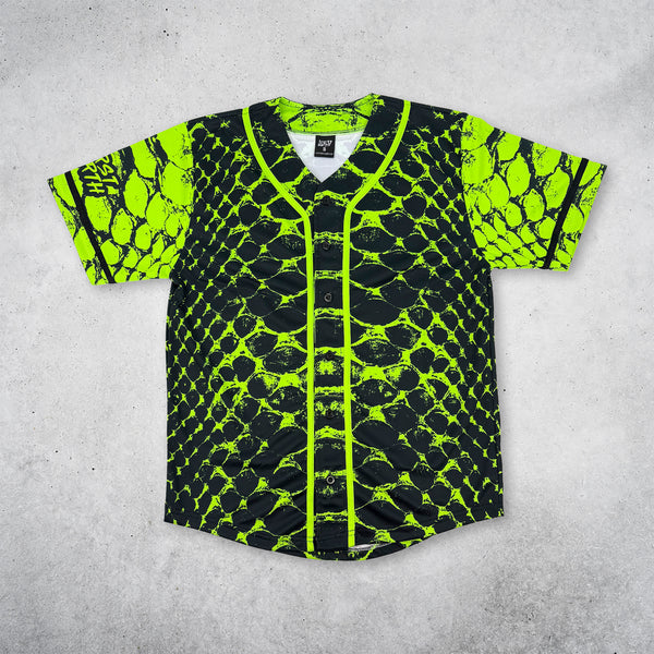 Neon Serpent - UV - Baseball Jersey