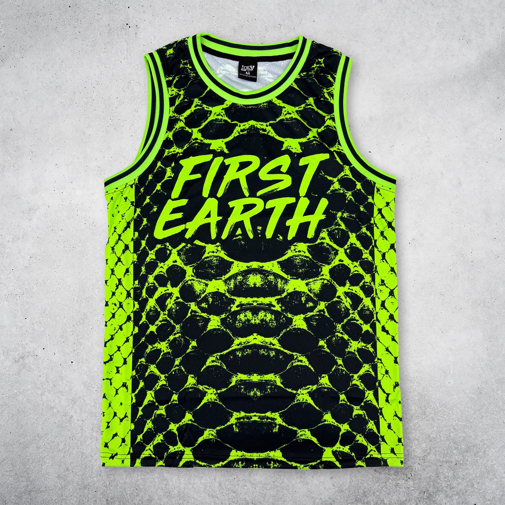 Neon Serpent - UV - Basketball Jersey – First Earth