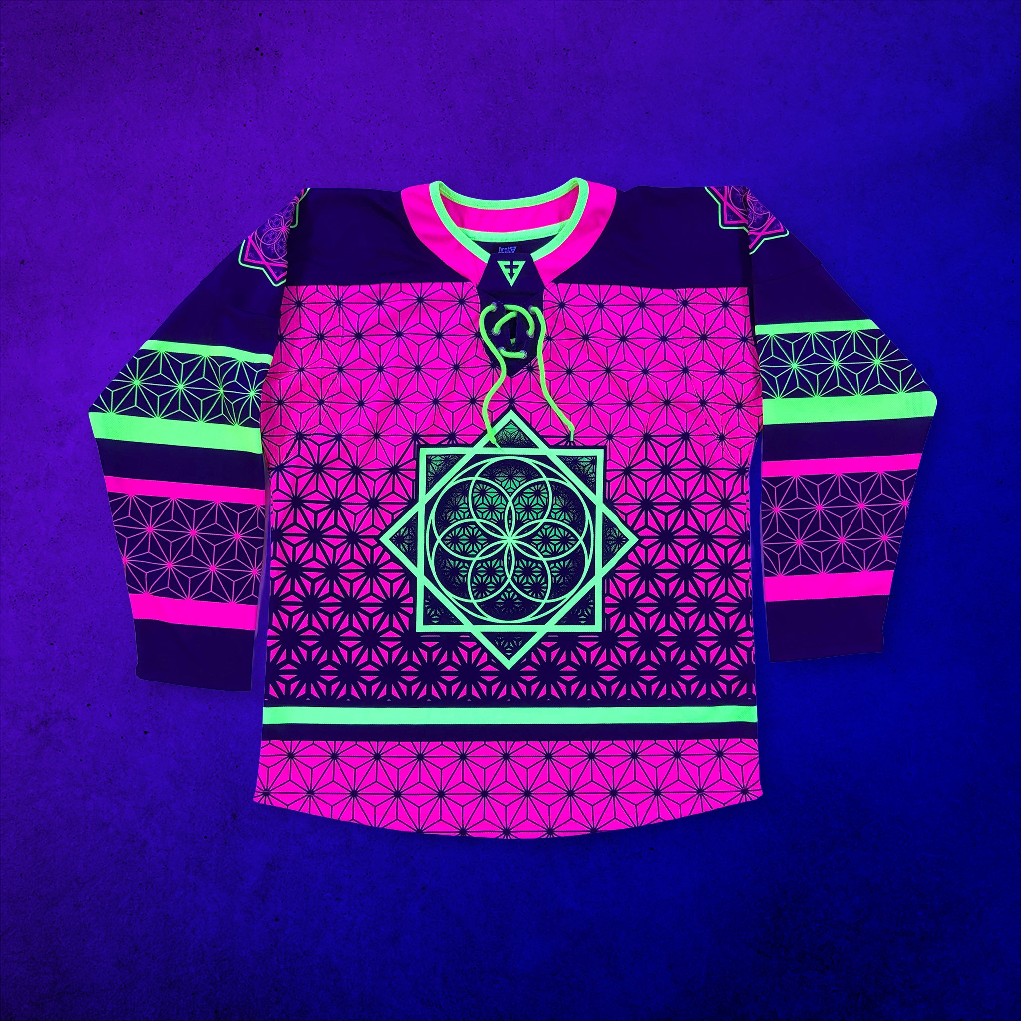 Flower of Life - UV Pink - Hockey Jersey – First Earth