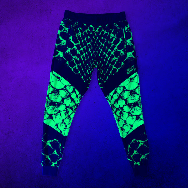 Neon Serpent - UV - Jogger under blacklight