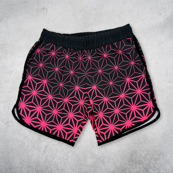 Asanoha Pink - UV - Shorts