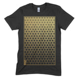 Asanoha - Black/Gold - Unisex T-Shirt