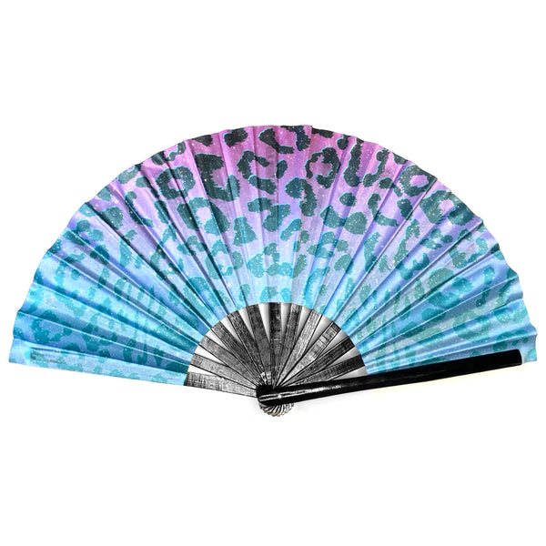 Meow - Aqua - Hand Fan