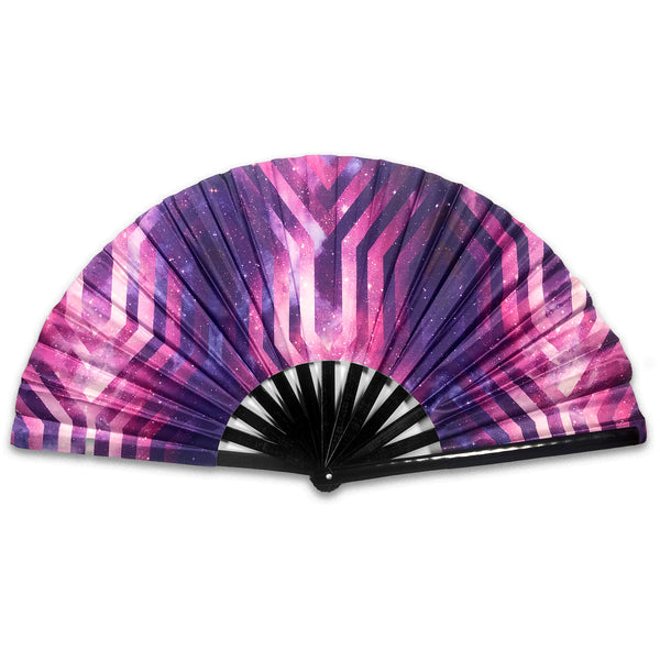 Galactic Glitch - Hand Fan