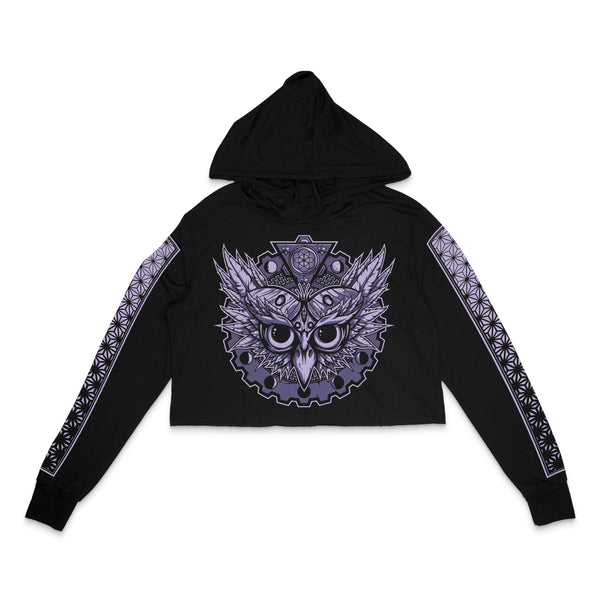 Luna Owl - Cropped Hoodie T