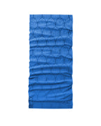 Peacock blue tubular bandana by First Earth – rave face wrap with peacock feather pattern, one-size-fits-most and moisture-wicking for comfort 