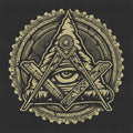 Pilluminati - Gold - Screen Print