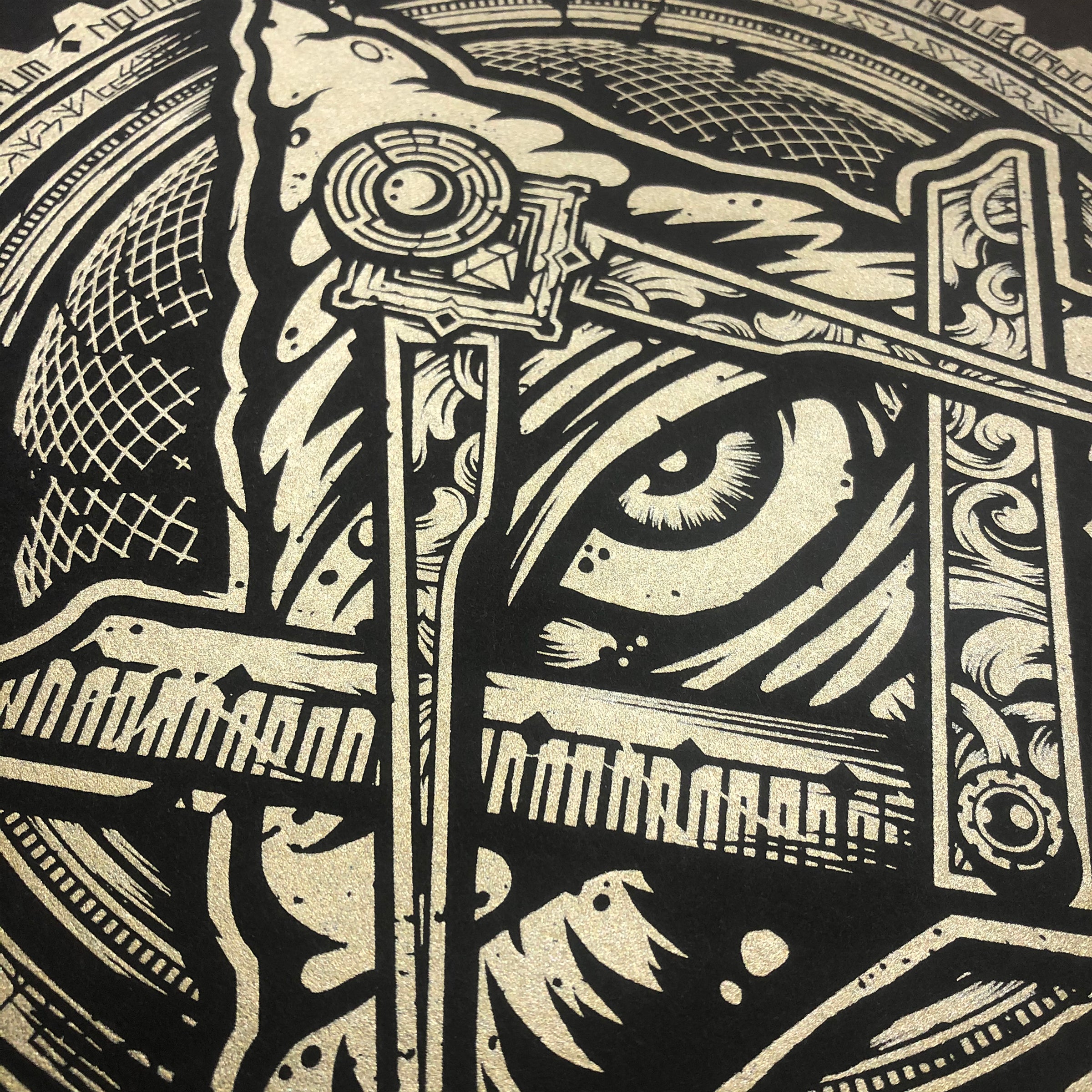 Pilluminati - Gold - Screen Print