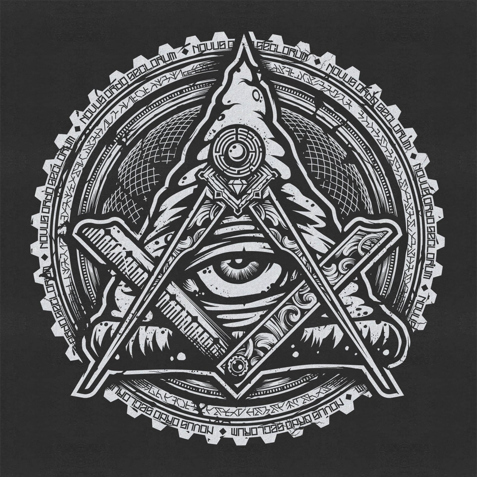 Pilluminati - Silver - Screen Print