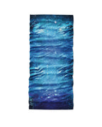 Space Tiger tubular bandana by First Earth – vibrant rave face wrap with bold tiger motif, stretchy, moisture-wicking fabric for dynamic festival wear 