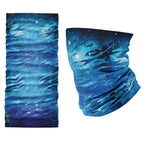 Space Tiger tubular bandana by First Earth – vibrant rave face wrap with bold tiger motif, stretchy, moisture-wicking fabric for dynamic festival wear 